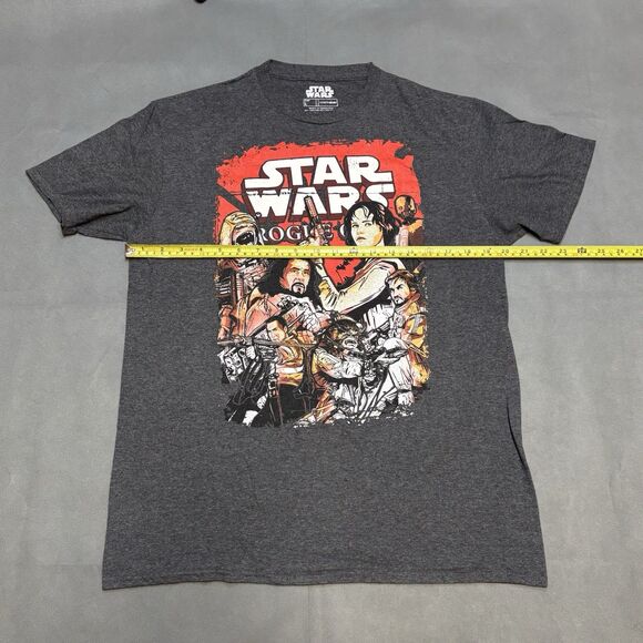 Star Wars: Rogue One-Rebels Characters Collage T-Shirt Size Large - Picture 5 of 6
